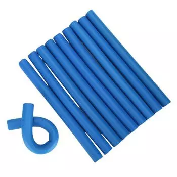 10 шт. спиральные бигуди для волос, гибкие бигуди для укладки, щипцы для завивки, парикмахерские инструменты As Shown 10PCS As Shown of. 6