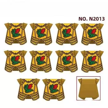 10 шт. средневековые рыцарские доспехи солдата строительные блоки игрушки