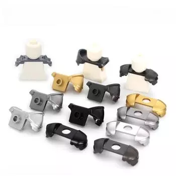 10 шт. средневековые солдатские наплечники, аксессуары, строительные блоки, детские игрушки