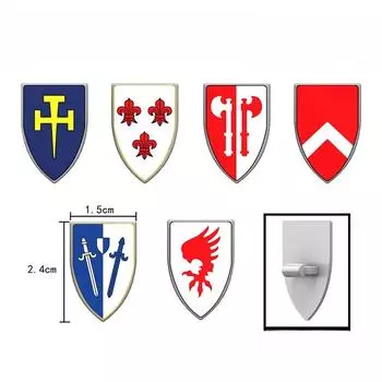 10 шт. Средневековые войны Алой и Белой розы щит строительный блок детская игрушка