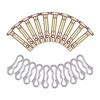 10 шт. срезных штифтов и 10 шт. набор шплинтов для замены 738-04124A 714-04040