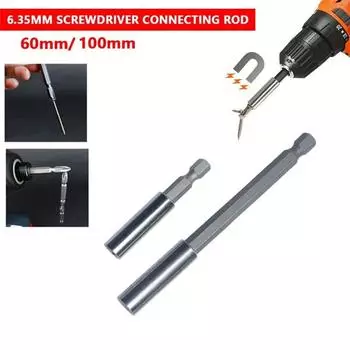 10 шт. стальной магнитный держатель бит для отвертки набор быстросъемных удлинителей с шестигранным хвостовиком 1/4 для электрической дрели-отвертки