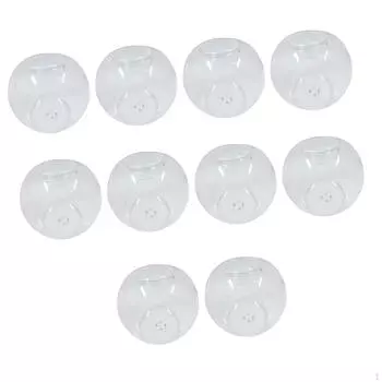 10 шт стеклянный подсвечник для свечей Votive прозрачные шарики диаметром 8 см для
