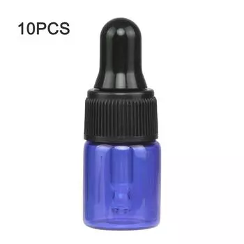 10 шт. стеклянный пустой флакон-капельница для эфирного масла, флакон-пипетка для духов 2m