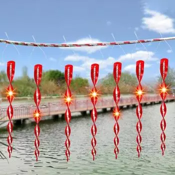 10 шт. стержень для отпугивания птиц, вращение на 360 градусов, защита сада, яркий цвет, светоотражающая спираль ветра, инструмент для отпугивания птиц для сада фиолетовый