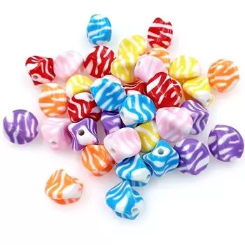 10 шт. стильные полосатые бусины-конфеты-твистер, кулон, аксессуары, ожерелье, браслет, изготовление ювелирных изделий, сделай сам, материалы ручной работы озеро синий