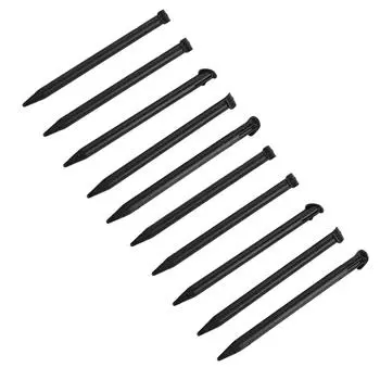 10 шт. стилусов для сенсорного экрана для консоли Nintendo NEW 3DSXL, черный