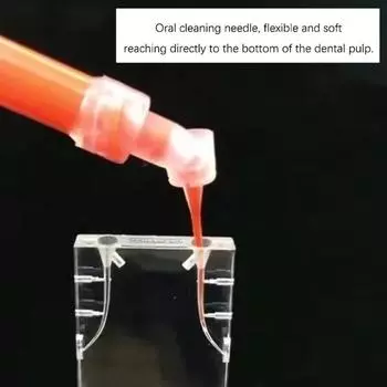 10 шт. стоматологических эндодонтических наконечников для ирригации, эндодонтических инъекционных наконечников, шприцов, игл для промывания корневых каналов, гибких, автоклавируемых