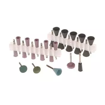 10 шт. стоматологических полировальных боров, резиновых, силиконовых, шлифовальных машин для полировки зубов, сверл для ногтей, электрических маникюрных алмазных полировщиков