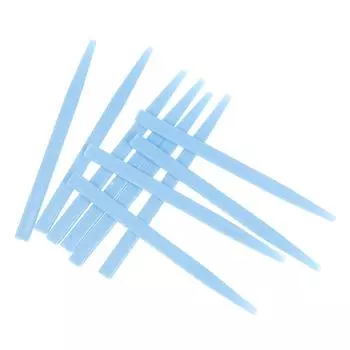 10 шт. стоматологический шпатель для смешивания слепочного материала одноразовый нож для смешивания пластиковая ручка шпатель гипсовый смеситель шпатель инструменты onesize