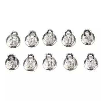 10 шт., стоматологическое лингвальное кольцо с круглым основанием из нержавеющей стали, лингвальное кольцо для стоматологов