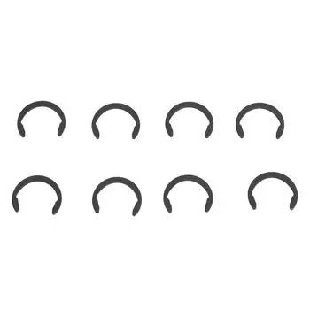 10 шт. стопорных колец для режущего станка из марганцевой стали C-образной формы, легко устанавливаемых резиновых