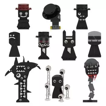 10 шт. Стражи персонажей Строительные игрушки, Коллекционные фигурки Строительные игрушки для детей Подарки на день рождения One Size