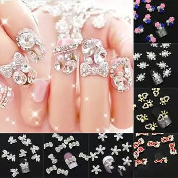 10 шт., стразы для дизайна ногтей, изысканные блестящие стразы, многофункциональные блестящие украшения для кончиков ногтей