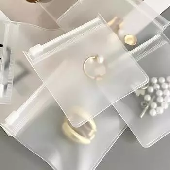 10 шт., сумка для хранения ювелирных изделий, браслет, серьги, портативный пылезащитный органайзер 5*7cm