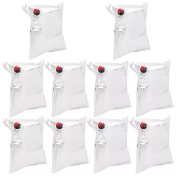 10 шт. сумка с клапаном-бабочкой, пластиковая, для напитков, мешочки, контейнер для напитков