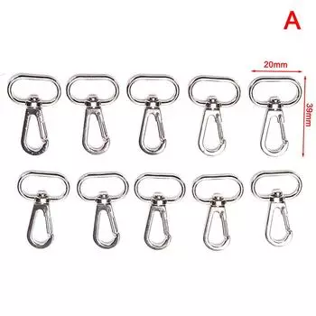 10 шт. сумки ремешок металлические пряжки-омары для сумочки брелок крючок аксессуар «сделай сам»