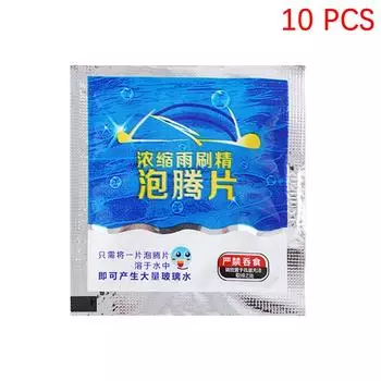 10 шт. супер концентрированный твердый очиститель для автомобильного стеклоочистителя шипучие таблетки для удаления пятен со стекол туалета чистящие средства для автомобиля as the picture