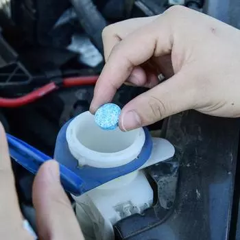 10 шт. супер концентрированный твердый очиститель для автомобильного стеклоочистителя шипучая таблетка для удаления пятен со стекол туалета чистящие средства для автомобиля