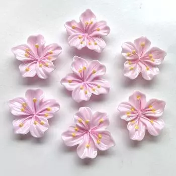 10 шт. супер яркие розовые персиковые смолы с плоской спинкой, украшения своими руками, декоративные серьги-шпильки, свадебное украшение 27mm x 29mm розовый