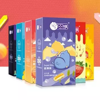 10 шт супер тонкие резиновые мужские ребристые гладкие презервативы для взрослых контрацепция секс-игрушки Smooth Type