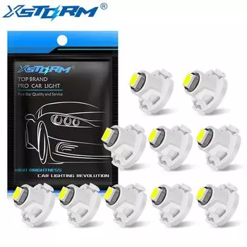 10 шт., суперяркая светодиодная лампа T3 T4.2 T4.7 Canbus, освещение салона автомобиля, индикатор приборной панели, обогреватель, лампы 3030SMD T3 белый