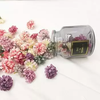 10 шт. свадебное украшение для дома, украшение для обработки своими руками, гортензия на заказ, гортензия, ремесленные изделия белый