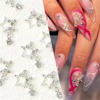 10 шт. сверкающих стразов для дизайна ногтей, стразы, наклейки для ногтей, подвески для дизайна ногтей, украшения для дизайна ногтей невесты A