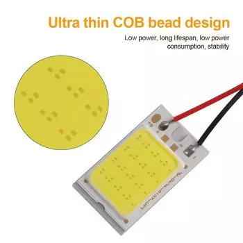 10 шт. светодиодные лампы для автомобиля панель 18/24/36/48 SMD T10 BA9s 12 В COB лампа автомобильный плафон лампы для чтения автомобильные аксессуары для интерьера