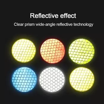 10 шт. светоотражающие наклейки, устойчивые к выцветанию, устойчивые к разрыву, декоративные прочные наклейки круглой формы для велосипеда зелёный