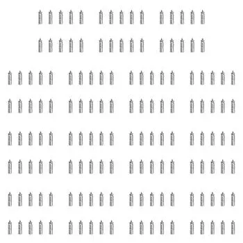 10 шт. светящаяся электрическая батарея, поплавки для рыбалки, литиевая контактная батарея (CR311)