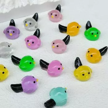 10 шт. светящаяся птичка микро ландшафтная фигурка украшение уличная светящаяся миниатюрная статуэтка горшечные мини садовые аксессуары