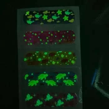 10 шт. светящиеся повязки для детей и взрослых, светящиеся в темноте, мультяшные повязки на раны, аксессуары для экстренной помощи при ранах, уход за детьми