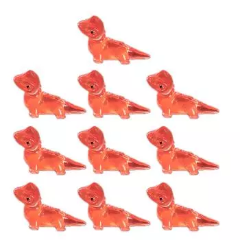 10 шт. Светящиеся в темноте маленькие ящерицы смолы миниатюры фигурки животных садовый ландшафт горшечные растения украшения орнаменты