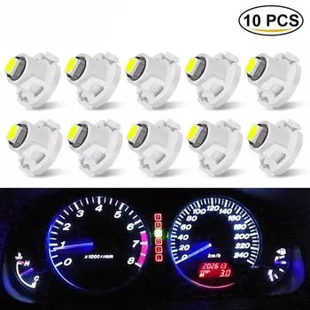 10 шт.T3 T4.2 T4.7 светодиодные лампы салона автомобиля приборная лампа авто индикатор приборной панели белый синий красный желтый зеленый розовый T3 белый