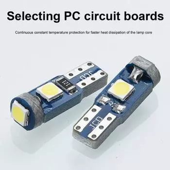 10 шт. T5 автомобильная лампа для приборной панели, супердержатель, чип, яркий 3030-3SMD, поворотный замок жёлтый