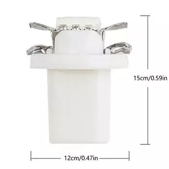 10 шт. T5 B8.5d светодиодная лампа для приборной панели автомобиля, аксессуары для салона автомобиля, боковые переключатели на приборной панели, лампы 12 В белый