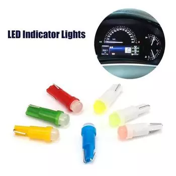 10 шт. T5 индикаторная лампа светодиодные лампы высокой яркости 12 В авто C