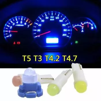 10 шт. T5 T4.7 T4.2 T3 SMD клин приборной панели автомобиля светодиодная лампа мотоцикл свет T3 белый