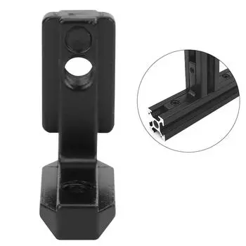 10 шт. Т-образный Г-образный соединительный кронштейн из углеродистой стали для внутреннего угла, черный(3030 )