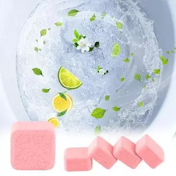 10 шт. Таблетки для ухода за туалетом, автоматическая очистка сложных пятен, безопасное отличное чистящее средство для унитаза, шипучие товары для дома