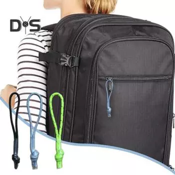 10 шт. тактических шнуров для застежек-молний, удлинители для застежек-молний с термоусадочной трубкой, сменные бирки для застежек-молний для одежды, багажа, рюкзаков серый