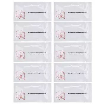 10 шт., тест-полоска для определения беременности для свиней, инструмент для тестирования на раннюю беременность, поставка скота