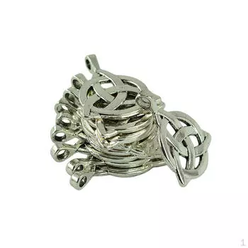 10 шт. Тибетский серебряный треугольный узел, изготовление ювелирных изделий, подвеска-подвеска