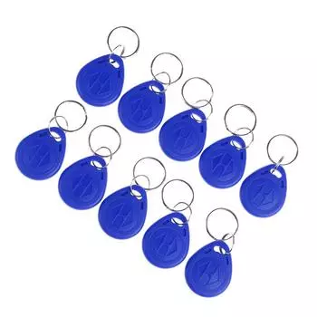 10 шт. Tk4100 брелки 125 кГц Rfid бесконтактный идентификатор карты жетон метки брелоки NFC