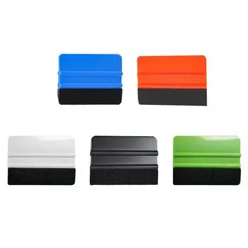 10 шт. тканевый войлочный скребок для виниловой автомобильной пленки, инструменты для нанесения углеродной пленки, тонировка окон, чистые наклейки, скребки для наклеек чёрный