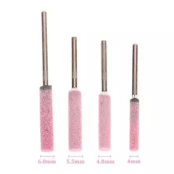 10 шт., точилка для бензопилы, шлифовальный камень, напильник 4/4,8/5,5/6 мм, заточка цепной пилы 4.8mm