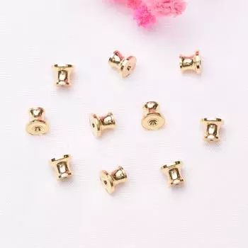 10 шт. тонких берушей для талии, покрытых 18-каратным золотом, модные высококачественные беруши, беруши-гвоздики, серьги, заушные беруши, аксессуары для сережек своими руками.