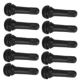 10 шт. TR414 Колесные вентили для шин со штоком с пылезащитным колпачком без сердечника клапана