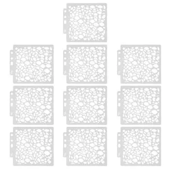 10 шт. трафаретов для наложения слоев 14x12,8 см, многоразовые полые шаблоны для тиснения из ПЭТ S137